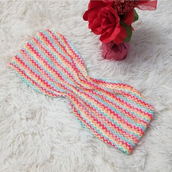 MEDIUM PINK Victoria's Secret Bandeau Bralette Set - Picture 2 of 11